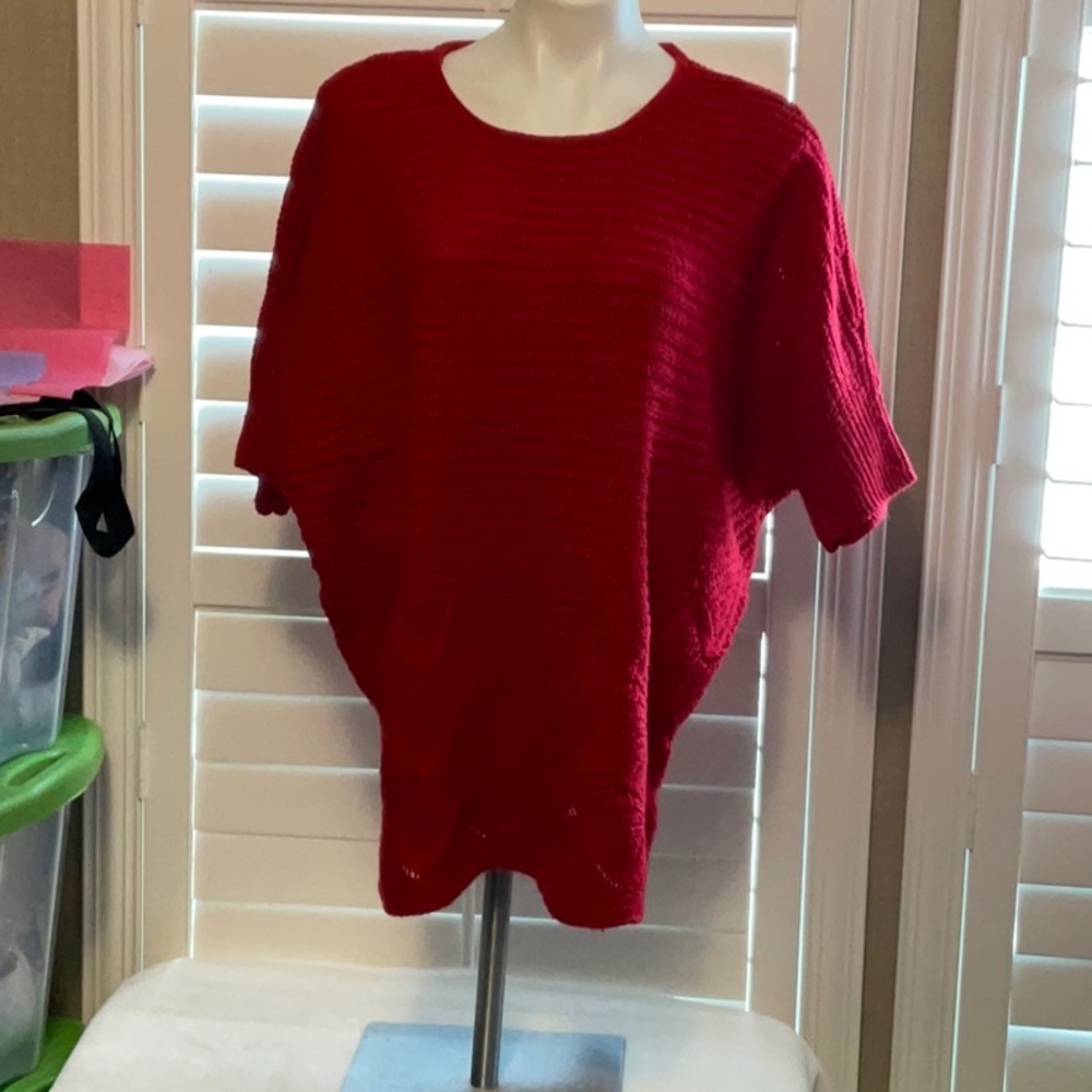 Worthington Red Crew Neck Sweater